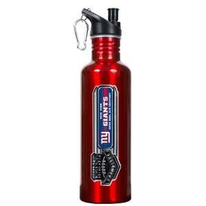 BSS   New York Giants NFL Super Bowl 46 Champ 26oz Red Stainless Steel 