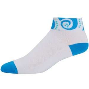   Socks   Swirls Pacific Blue   9077 2TV 