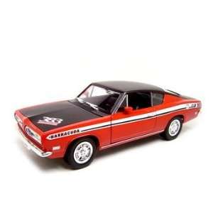  1969 PLYMOUTH BARRACUDA 383 RED 118 DIECAST MODEL Toys 