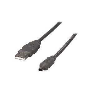   pin mini B connector, such as an MP3 player or PDA. USB Mini B cable