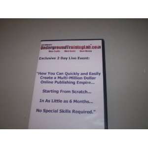   Johnsons Undergound Training Lab   3 DVD Rom Set: Everything Else