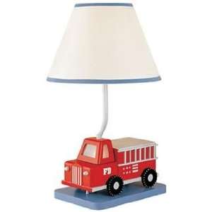  Fire Truck Table Lamp with Night Light LP45652: Home 