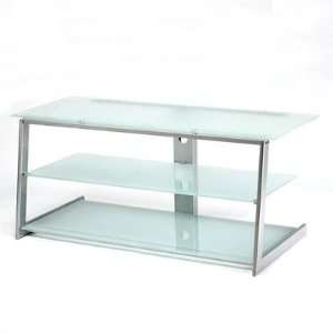   Stands 12477 51 Wide Frosted Glass TV Stand: Furniture & Decor