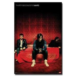  30 SECONDS TO MARS POSTER Amazing Group Shot RARE NEW 