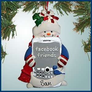  Personalized Christmas Ornaments   Facebook Friends 