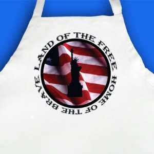  Land of the Free Printed Apron