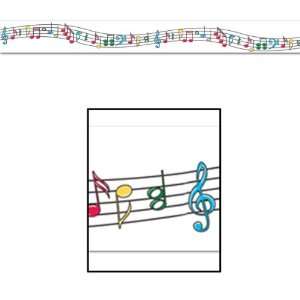  Music Staff & Notes Party Tape Case Pack 120   533759 