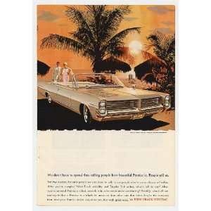   : 1964 Pontiac Bonneville Convertible Print Ad (859): Home & Kitchen