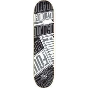   Foundation Multi Bar Skateboard Deck   8 x 31.75