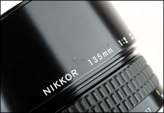   EX@ Nikon Nikkor 135mm f/2 AIS MF lens, 135/F2 *Shipping Free* #006788
