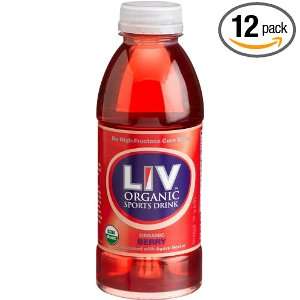 LIV Organic Sports Drink, Berry Grocery & Gourmet Food