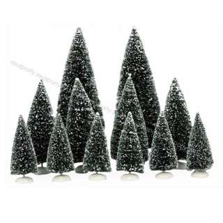 Luville Christmas Tree 605.006   Alberi di Natale con neve 12pz Alberi 