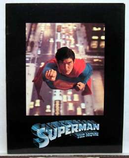 1978 SUPERMAN THE MOVIE Program Book  