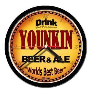  YOUNKIN beer and ale cerveza wall clock: Everything Else