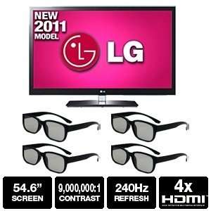   LG 55LW6500 55 1080p 240Hz 3D LED HDTV Bundle: Electronics