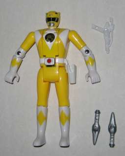 Auto Morphin Yellow Power Ranger Trini 1993 Bandai 100% Complete 