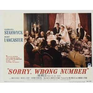  Sorry Wrong Number   Movie Poster   11 x 17