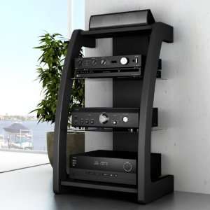  Sonax ML 1220 Amara Component Stand in Black: Furniture 