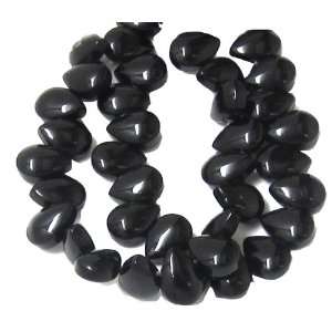  Bead Collection 40223 Glass Small Black Beads, 7 Inch 
