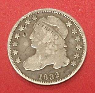 1832 Capped Bust Dime 10C 10 Cents Genuine US Type Coin Nice and 