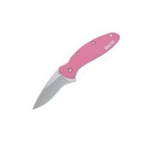   Pink Handle 420HC Stainless Steel With Thumb Stud: Sports & Outdoors