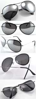 100% Fashion Aviator Full Mirror UV400 Mens Sunglasses 071  