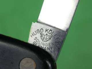 German Germany HUGO KOLLER Folding Pocket Knife  