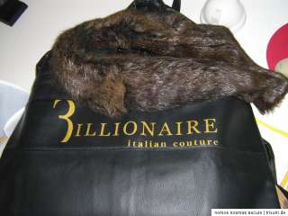 69.999 ? > ZILLI  bear fur ? exotic lining  leather coat  take off 