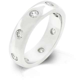 CARAT CZ CUBIC ZIRCONIA ETERNITY RING BAND  