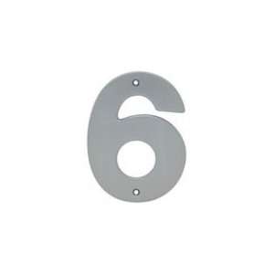  51 4745 5 SN 6 HOUSE NUMBER FINISH:SATIN NICKEL NUMBER:6 