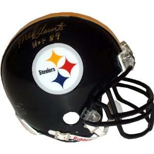  Mel Blount Pittsburgh Steelers Signed Mini Helmet: Sports 
