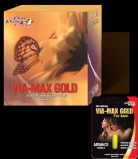 VIA MAX GOLD HERBAL Enhancer Supplement FOR MAN  
