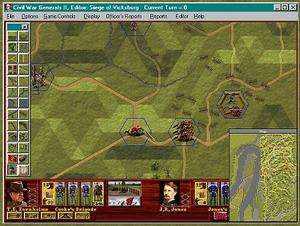 Civil War Generals 2 Grant Lee Sherman PC CD war game!  