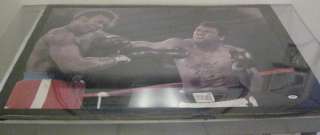 Muhammad Ali Signed 32 X 22 Color Poster PSA/DNA Auto  