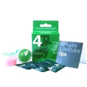 LifeStyles 4Play Taste Luxurious Lubricated Ultra Sensitive Condoms 