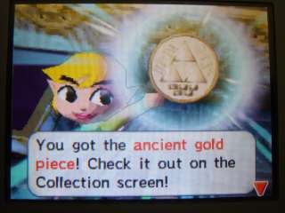 The Legend of Zelda Spirit Tracks 3DS bonus Coins Gold  