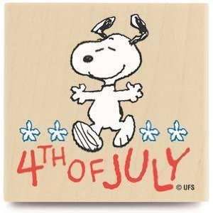   : Snoopy 4th of July (Peanuts)   Rubber Stamps: Arts, Crafts & Sewing