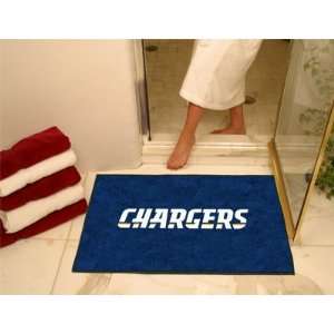  San Diego Chargers All Star Mat (34x44.5): Sports 