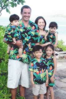    Jungle Parrots Girls Sleeveless Hawaiian Aloha Dress Clothing