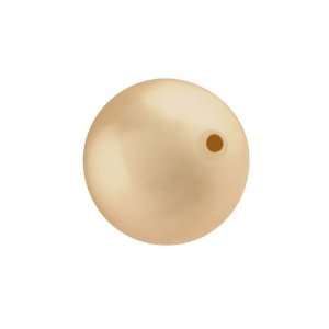  5811 12mm Round Pearl Large Hole Gold: Arts, Crafts 