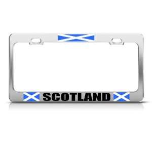  Scotland Scottish Flag Country Metal license plate frame 