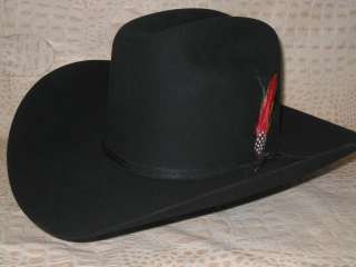 Stetson Rancher Black 10X Beaver Fur Felt Cowboy Hat  