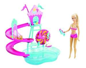   BARBIE Puppy Water Park with Barbie Doll Playset by 