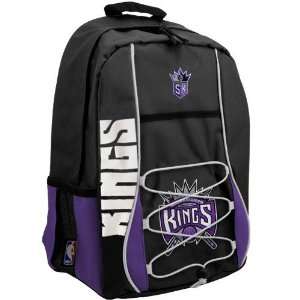  Sacramento Kings Black Standard Backpack: Sports 