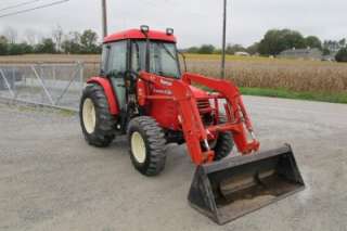 GOOD 2007 BRANSON 6530 4X4 TRACTOR WITH LOADER AND CAB, CUMMINS DIESEL 
