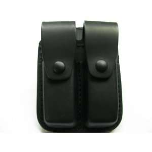  Boston Leather 5601 Double Mag Pouch (9mm / 40 Cal) Black 