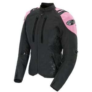   Motorcycle Jacket Black/Pink Extra Small XS 1061 5901: Automotive