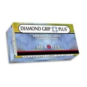  Medium Diamond Grip Plus Latex Gloves, 100/box: Industrial 