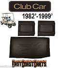 Club Car DS 1982 1999​ Golf Cart (Black Vinyl) Seat Co