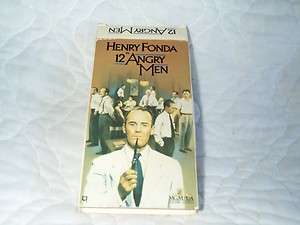 12 ANGRY MEN VHS HENRY FONDA JACK KLUGMAN LEE J. COBB 027616127037 